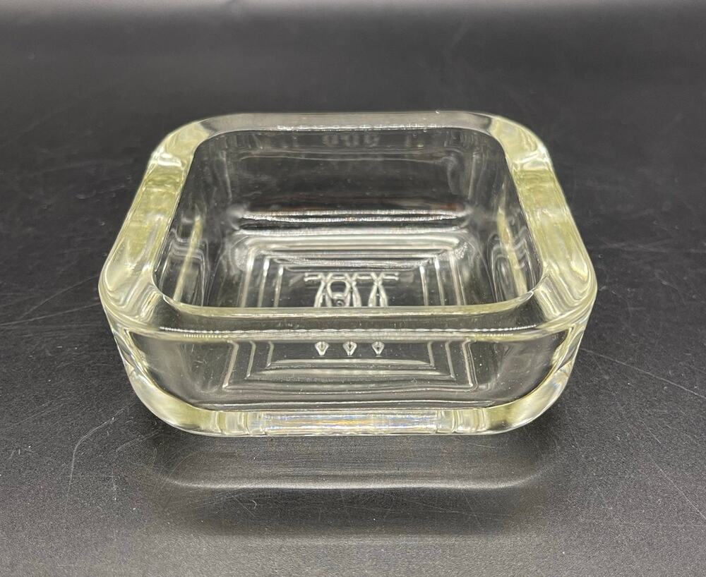Vintage Art Deco 1940s Toastmaster Hospitality Tray Imperial Glass 3.75” x 3.75